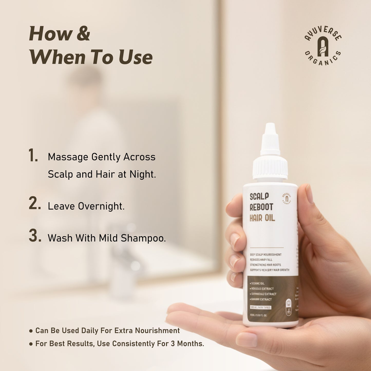 Ayuverse Organics Scalp Reboot Hair Oil