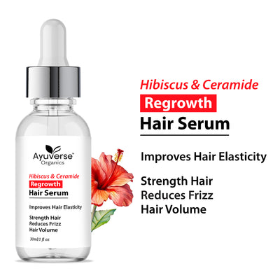 Ayuverse Organics Hibiscus Hair Oil Serum Combo