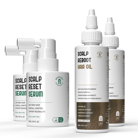 Ayuverse Organics Scalp Reset Serum & Scalp Reboot Hair Oil Combo